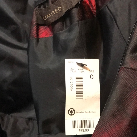 The Limited Black/Red Strapless Dress - Picture 7 of 7